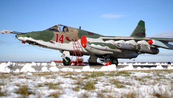 МОЋНИ АВИОНИ: Белорусија и Русија повећавају производњу ловаца Су-25 (ВИДЕО)
