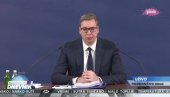 U DOBROM NAM JE STANJU ZEMLJA: Vučić poručio - Ne smeju naša deca nikad više u skloništa