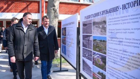 МИРОВИЋ: Наставља се реконструкција Градског стадиона у Зрењанину по стандардима УЕФА