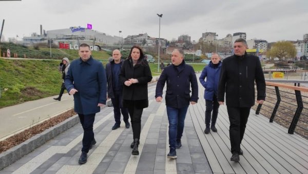 ВЕЛИКИ ПЛАНОВИ ЗА АДУ: Обновљена пешачка стаза на улазу у Савско језеро