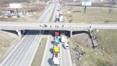 KAMIONDŽIJE TRAŽE NIŽE CENE GORIVA: Prevoznici u BiH održali protestne vožnje zbog poskupljenja energenata