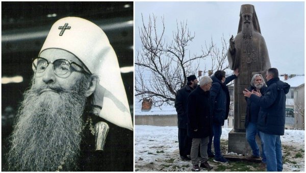 ГЕРМАН СЕ ВРАТИО У ВЕЛИКУ ДРЕНОВУ: У месту где је провео детињство, 43. патријарху подигнут је споменик који ће бити освештан 27. марта