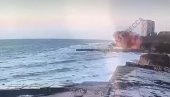 ЕКСПЛОЗИЈА У ОДЕСИ: Детонација мине ТМ-62 на плажи (ВИДЕО)