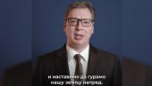 ВУЧИЋ ПОСЛАО ПОРУКУ ГРАЂАНИМА СРБИЈЕ: За све што смо успели до данас заслужни сте ви! (ВИДЕО)