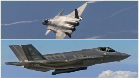 BLISKI SUSRET NEVIDLJIVIH: Kinezi poslali svoj najmoderniji avion na američki F-35 (VIDEO)
