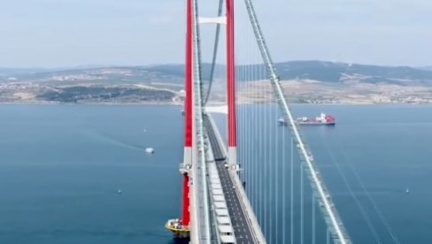 IZ EVROPE U AZIJU ZA SAMO 6 MINUTA: Turska danas otvara najduži viseći most na svetu (FOTO)