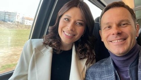 SELFI IZ VOZA: Ministar Siniša Mali i Irena Vujović na prvoj vožnji do Novog Sada (FOTO)
