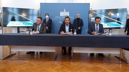 NOVI SAD DOBIJA NOVI SIMBOL GRADA: Potpisan ugovor o izvođenju radova na izgradnji obilaznice sa mostom preko Dunava
