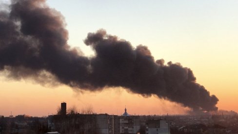 ЕКСПЛОЗИЈА НА НАФТОВОДУ У УКРАЈИНИ: У великом пожару повређено најмање шест особа, међу њима су и деца