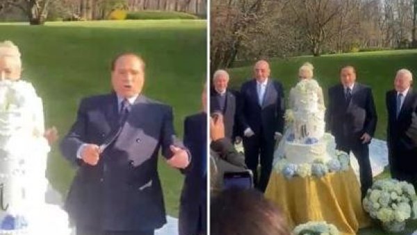 ПРАВА ЉУБАВ ДЕЦЕНИЈЕ НЕ БРОЈИ: Берлускони (85) симболично оженио 53 године млађу девојку (ВИДЕО)