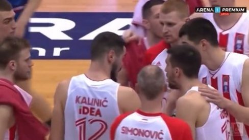 KOME, BRE, TI MAJKU?! Varničilo između Zvezdinih košarkaša Kalinića i Mitrovića (VIDEO)