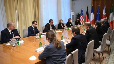VAŽAN SASTANAK: Vučić sa ambasadorima zemalja Kvinte