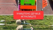 UNIŠTEN DEČJI PARKIĆ U LAZAREVCU: Prijave protiv vandala koji su upropastili mobilijar