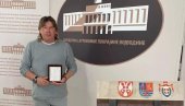 ПРИЗНАЊЕ НАЈБОЉЕМ ТЕНИСКОМ ВЕТЕРАНУ: Миодрагу Татићу признање за изузетне резултате током протекле године