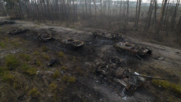(МАПА) ИЗВЕШТАЈ СА ФРОНТА: Уништена западна опрема код Лавова, руски артиљерци избацили из строја 120 украјинских војника код Новотошковске