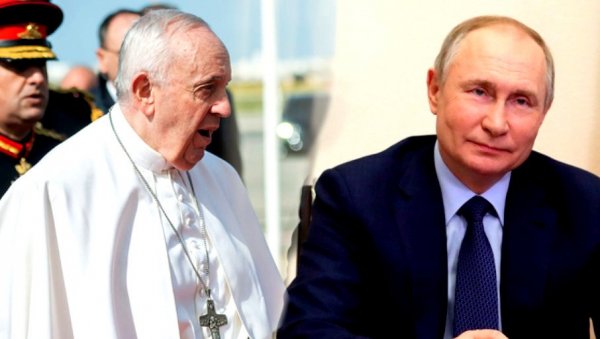 ПЕСКОВ ПОРУЧИО: Нема договора о сусрету Путина и папе Фрање