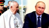 PESKOV PORUČIO: Nema dogovora o susretu Putina i pape Franje