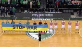 OVO SE NIJE VIDELO U TV PRENOSU: Litvanski as prišao košarkašima Zvezde zbog zastave Ukrajine, ali nije dobio šta je tražio