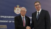 VUČIĆ RAZGOVARAO SA ŽOZEPOM BORELJOM: Visoki predstavnik EU zadovoljan napretkom ostvarenim u dijalogu Beograda i Prištine