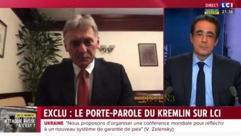 PESKOV NIJE NASEO NA PROVOKACIJU: Francuska televizija mu postavila pitanje o Putinu i Miloševiću, evo kako je odgovorio