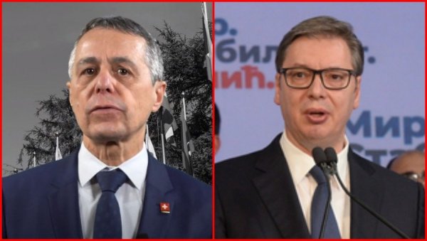 THE PRESIDENT OF SWITZERLAND CONGRATULATED VUCIC: We are important and long-term partners, who strive for the same goal