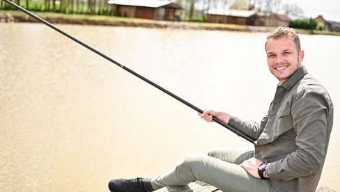 PECA KAO ŽIKA: Draško Stanivuković vikend proveo u ribolovu