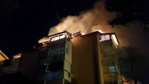 GORI NEBO NAD KARABURMOM: Drama u Husinskih rudara, vatrogasci se bore sa vatrenom stihijom, evakuisani stanari (VIDEO)