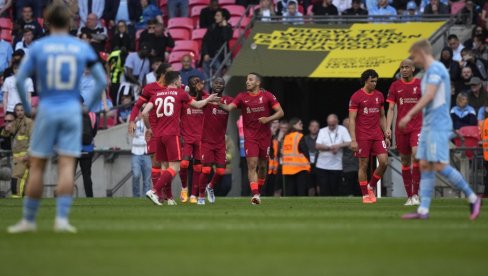 LIVERPUL ĆE SE BORITI ZA TROFEJ: Crveni za poluvreme srušili Siti i plasirali se u finale FA Kupa