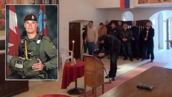 МОЛИТВА ЗА КАНАДСКОГ НАРЕДНИКА: У селу Врбица код Ливна други пут служен помен војнику Марку Лежеру, задужио их доброчинством и љубављу