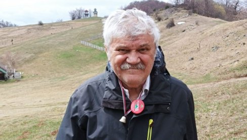 МИНУС НА ПОВЛЕНУ: Душан Михајловић на Цвети шетао планином