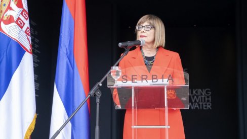 POČELO VENECIJANSKO BIJENALE: Maja Gojković otvorila Paviljon „Srbija“