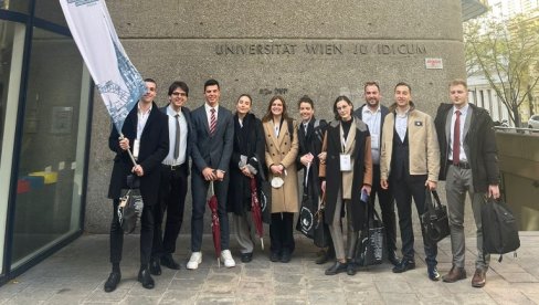 ТУЖЕ ЗА МЕДАЉУ: Студенти Правног факултета други на такмичењу из међународне арбитраже у Бечу