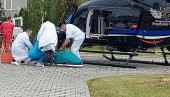 СПАСЕНИ ЖИВОТИ И БЕБЕ И МАЈКЕ: Хеликоптерски транспорт из бијељинске болнице за Бањалуку