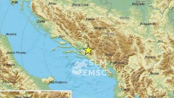 ТЛО СЕ НЕ СМИРУЈЕ: Забележен нови земљотрес у Стоцу