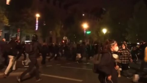 PROTESTI ZBOG POBEDE MAKRONA, SUKOBI S POLICIJOM: Ni desnica, ni liberali (VIDEO)