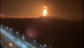 POŽAR U BRJANSKU: Gori rusko skladište nafte (VIDEO)