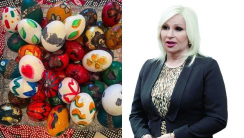 ЈАЈА СА ЦИРКОНИМА: Зорана Михајловић вешта у украшавању ускршњих симбола