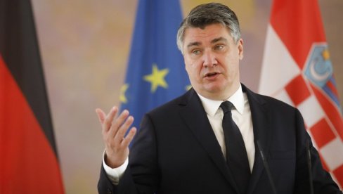 HRVATSKI PREDSEDNIK ZORAN MILANOVIĆ PROMENIO "PLOČU": Ublažio izjavu o "otetom Kosovu"