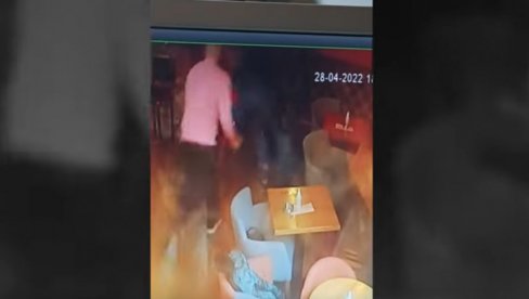 УЗНЕМИРУЈУЋИ СНИМАК: Камере снимиле убиство у кафићу на Новом Београду (ВИДЕО)