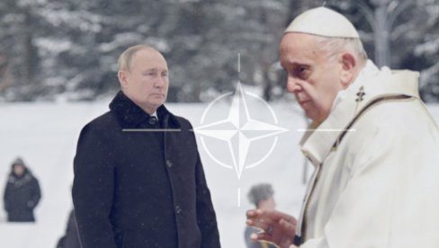ПАПА ОПТУЖУЈЕ НАТО? Приближавање руским границама подстрекло напад на Украјину