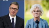VUČIĆ SE DANAS SASTAJE SA KRISTINE LAMBREHT: Predsednik će razgovarati sa nemačkom ministarkom odbrane