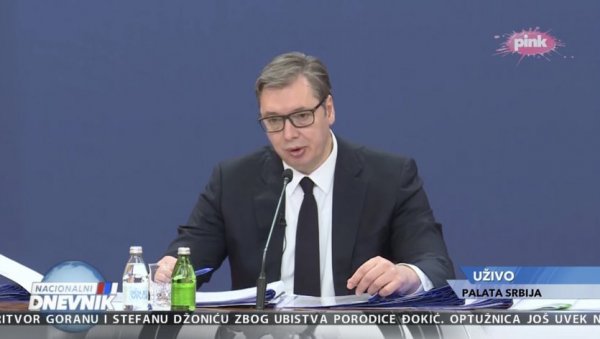 ВУЧИЋ: Моја порука свима је да ће Србија бити снажније на европском путу