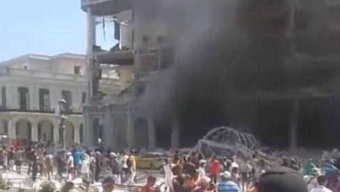 TEŠKA NESREĆA NA KUBI: Eksplozija razorila nekoliko spratova poznatog hotela u Havani VIDEO