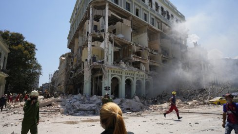 СТРАДАО ДЕО ИСТОРИЈЕ: Потресне сцене у Хавани након експлозије у хотелу (ФОТО)