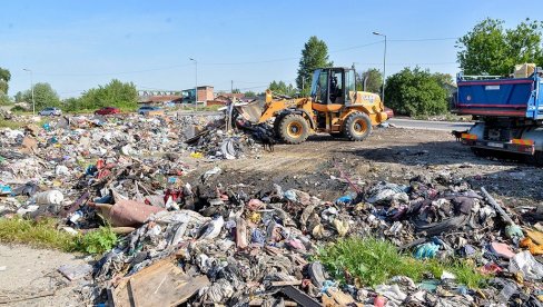 ZAPOČETO UKLANJANJE NAJVEĆE PALILUSKE DEPONIJE: Radnici javnih komunalnih preduzeća narednih dana očistiće 3.000 kubnih metara đubreta
