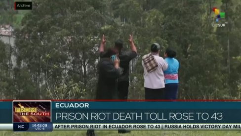 NASTRADALA NAJMANJE 43 ZATVORENIKA U EKVADORU: Došlo do sukoba rivalskih bandi u zatvoru u Santo Domingu (VIDEO)