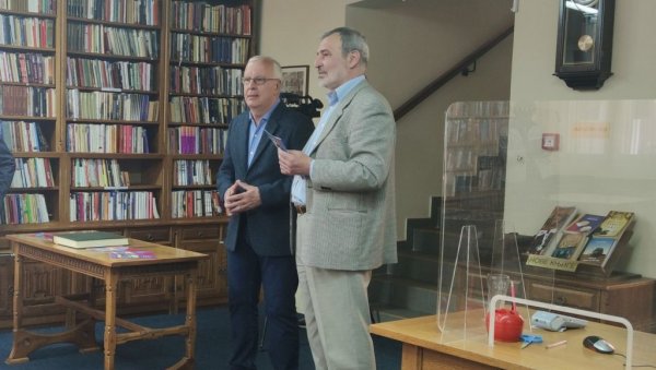 У ЧАСТ ЗНАМЕНИТОМ ВРЊЧАНИНУ У Врњачкој библиотеци представљено стваралаштво Миодрага Б. Протића