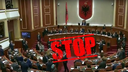 HAOS U PARLAMENTU ALBANIJE: Fizički obračun vlasti i opozicije, sednica odmah prekinuta