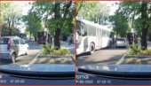 УЗНЕМИРУЈУЋИ СНИМАК СА БЕЖАНИЈСКЕ КОСЕ: Аутобус ударио пешака док је претрчавао улицу (ВИДЕО)