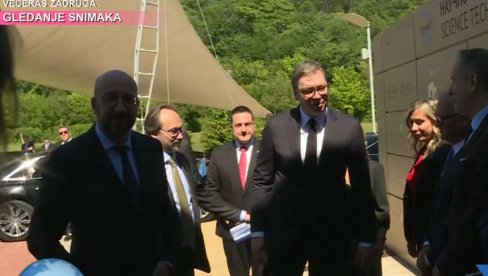 (UŽIVO) MIŠEL U BEOGRADU: Sa Vučićem obilazi Naučno-tehnološki park (VIDEO)